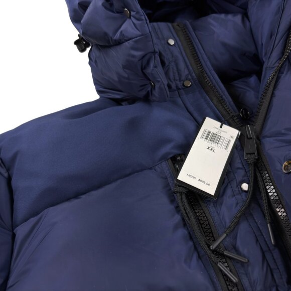 Ralph Lauren RLX Garston Hooded Down Puffer Ski Jacket Mens XXL Navy NWT - Picture 5 of 13